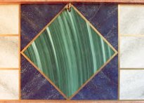 Faux Marble Inlay and Malachite